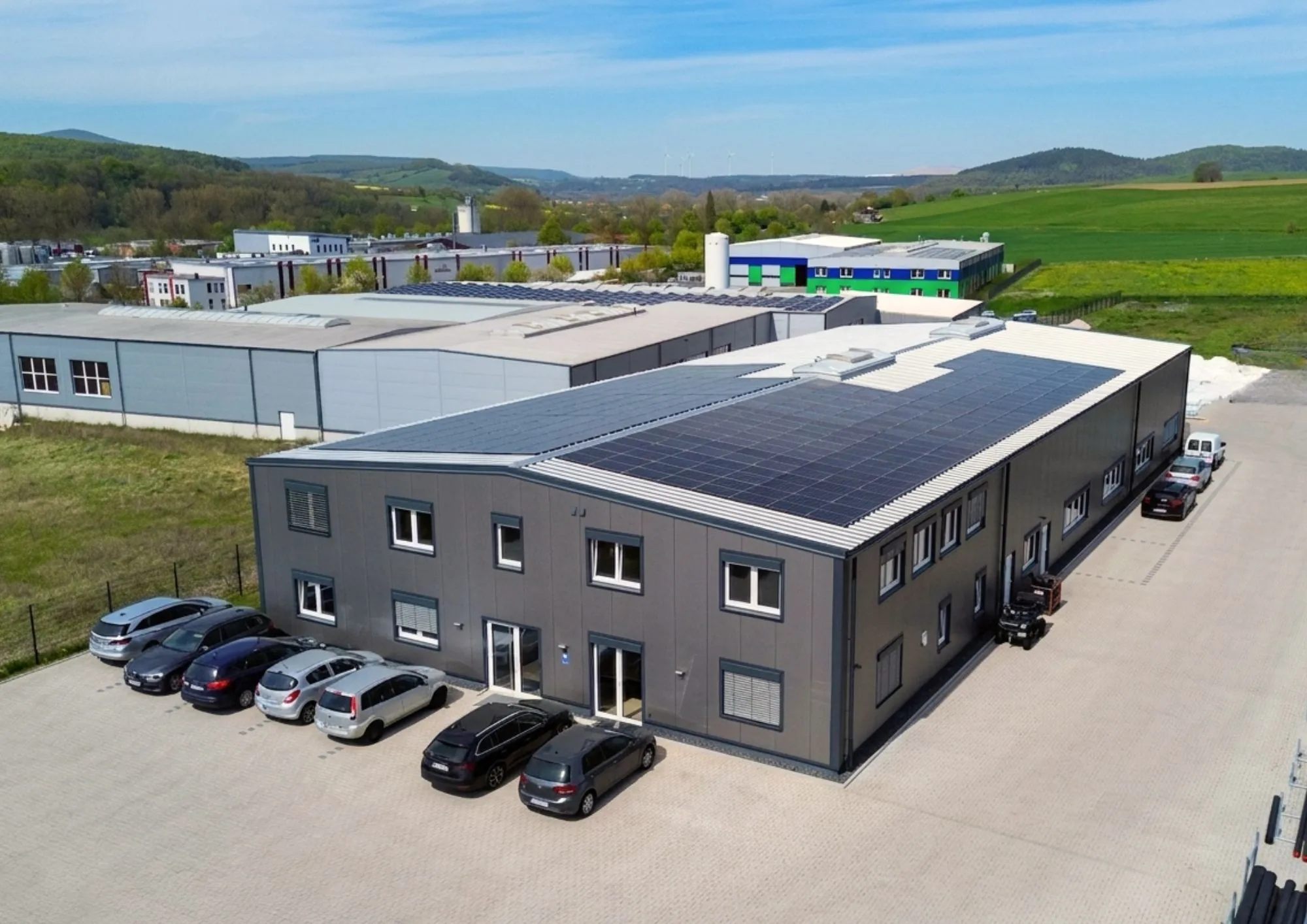 GNV GmbH Geisa - Drohnenbild Gebäude