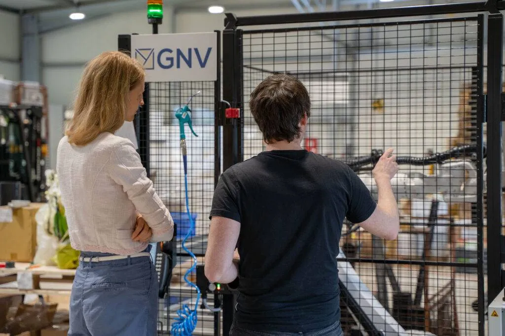 Bürgermeisterin Manuela Henkel zu Besuch bei der GNV GmbH